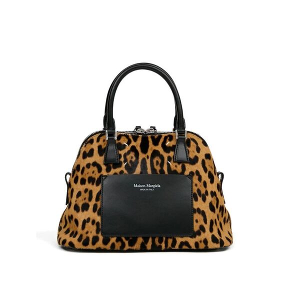 Maison Margiela Women 5Ac Mini Leopard Pony Skin Bag - Picture 2 of 5